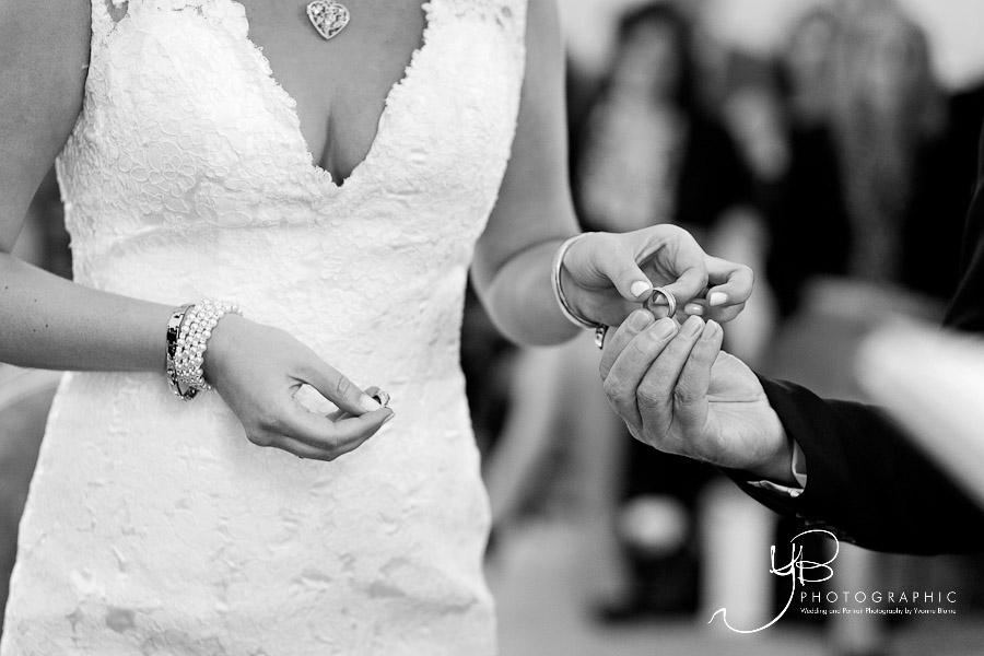 Exchanging Wedding rings during the ceremony