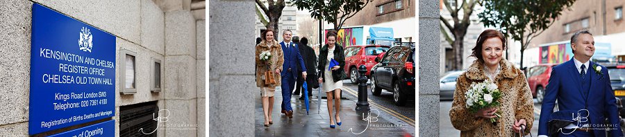 Rainy Day Wedding at Chelsea Register Office