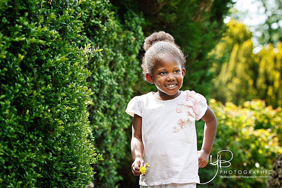 Natural children's phography on location in London