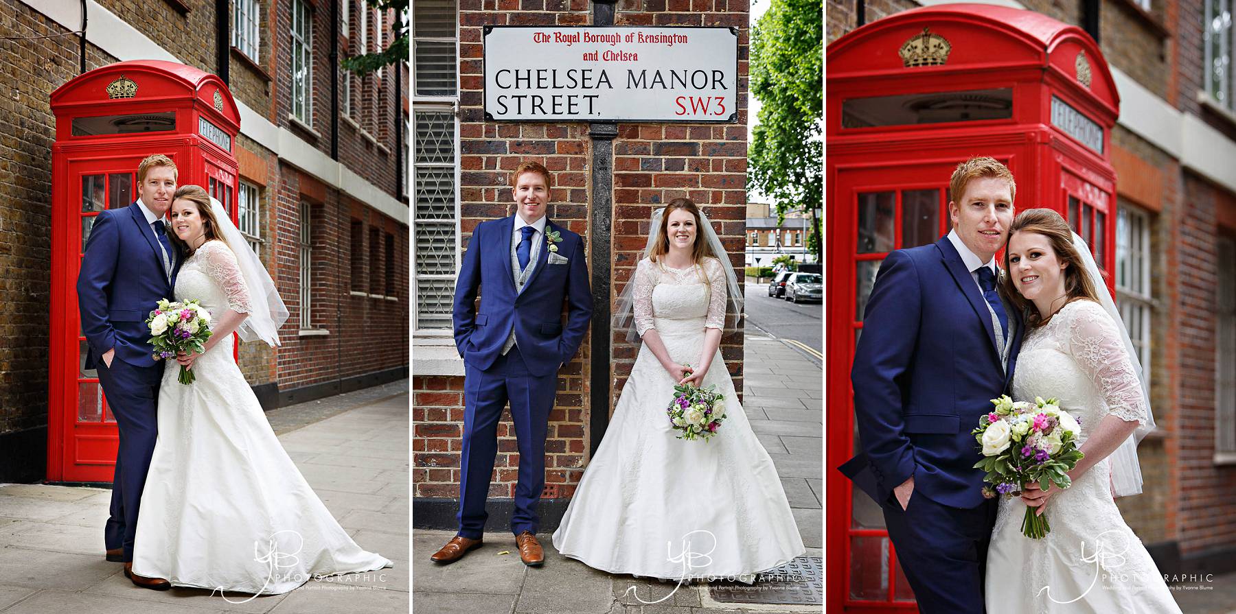 Wedding Portraits in Chelsea by register office expert YBPHOTOGRAPHIC