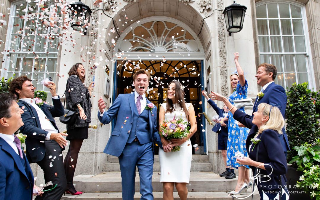 Socially Distanced Wedding at Chelsea Old Town Hall