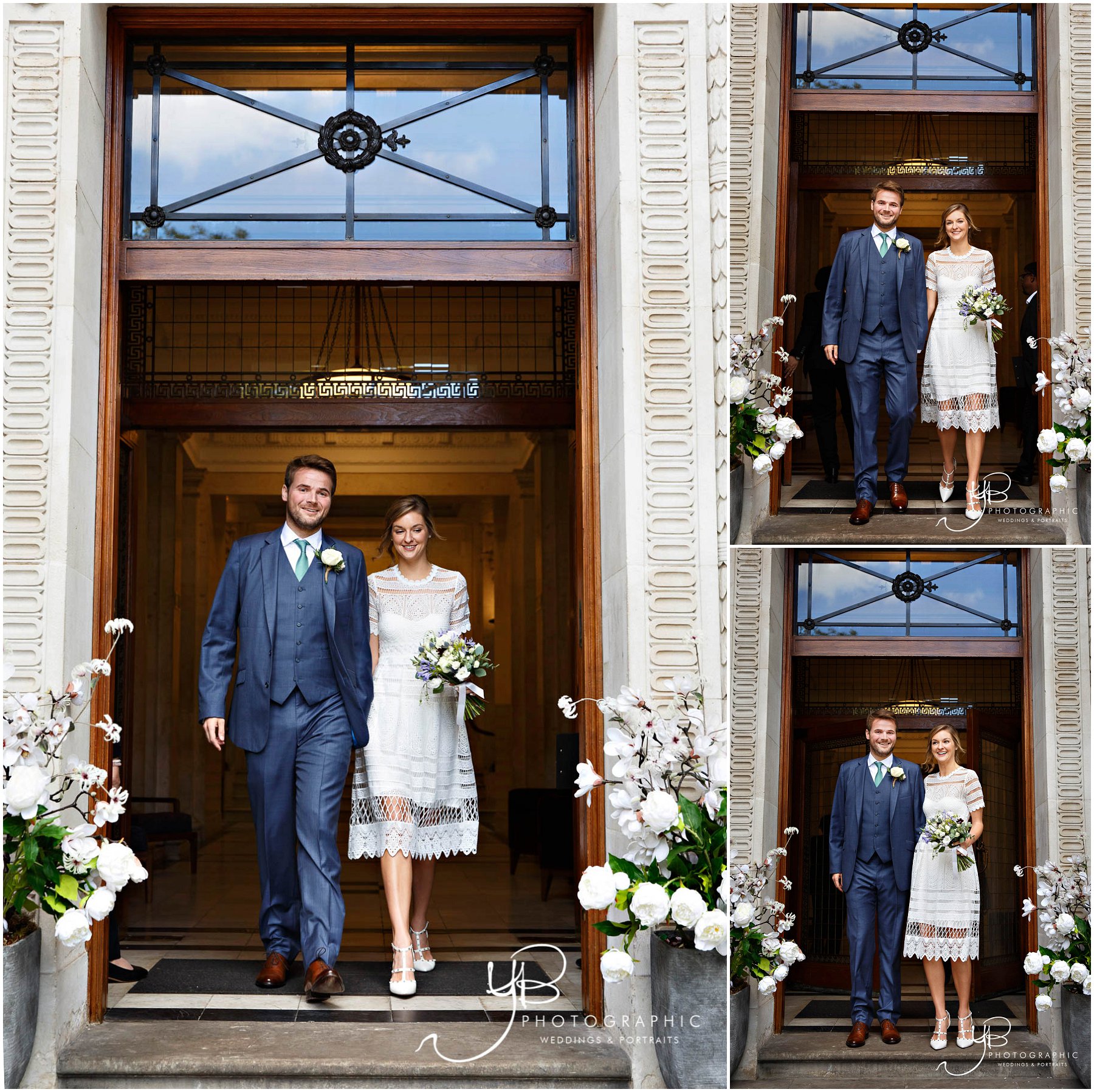 Wedding Portraits at The Old Marylebone Town Hall by YBPHOTOGRAPHIC