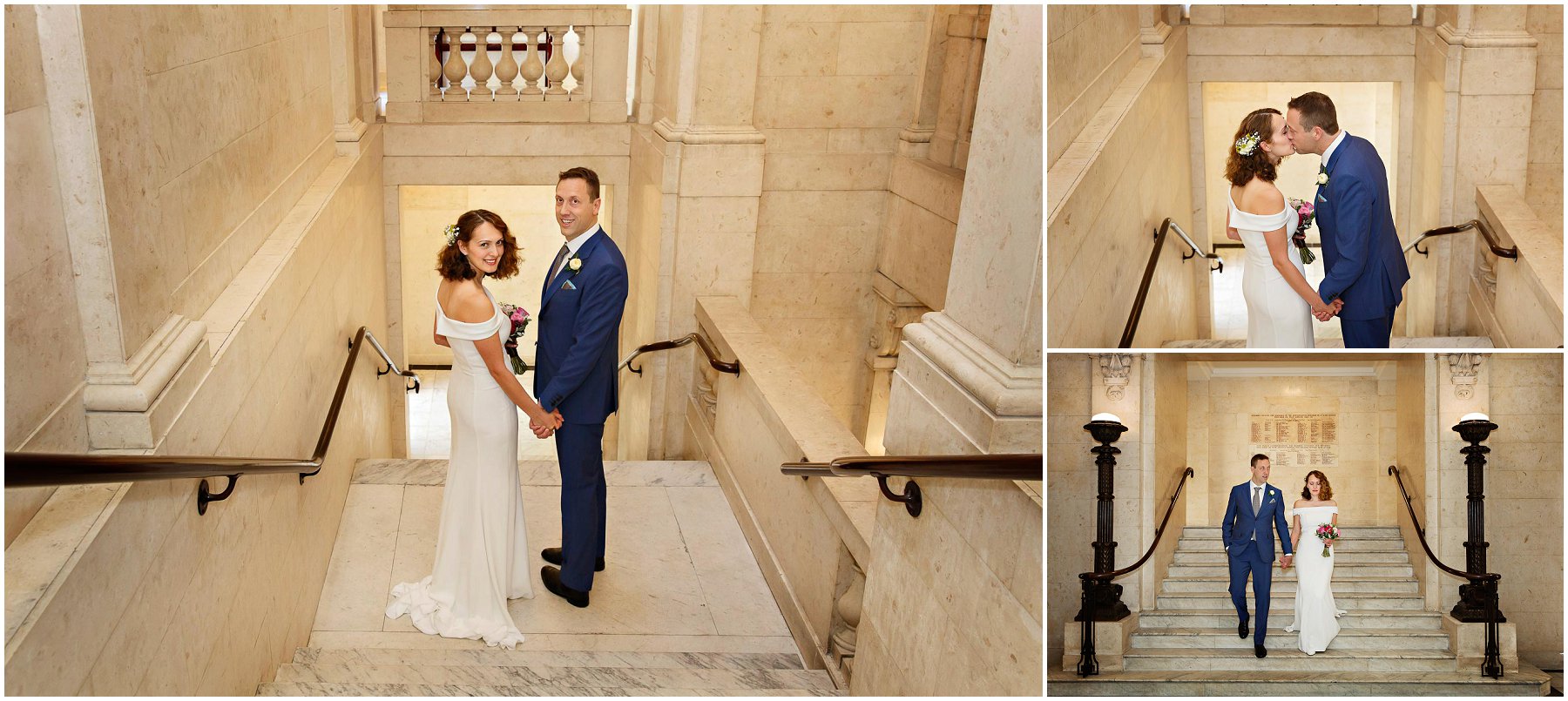 Wedding Portraits in the Old Marylebone Town Hall by YBPHOTOGRAPHIC